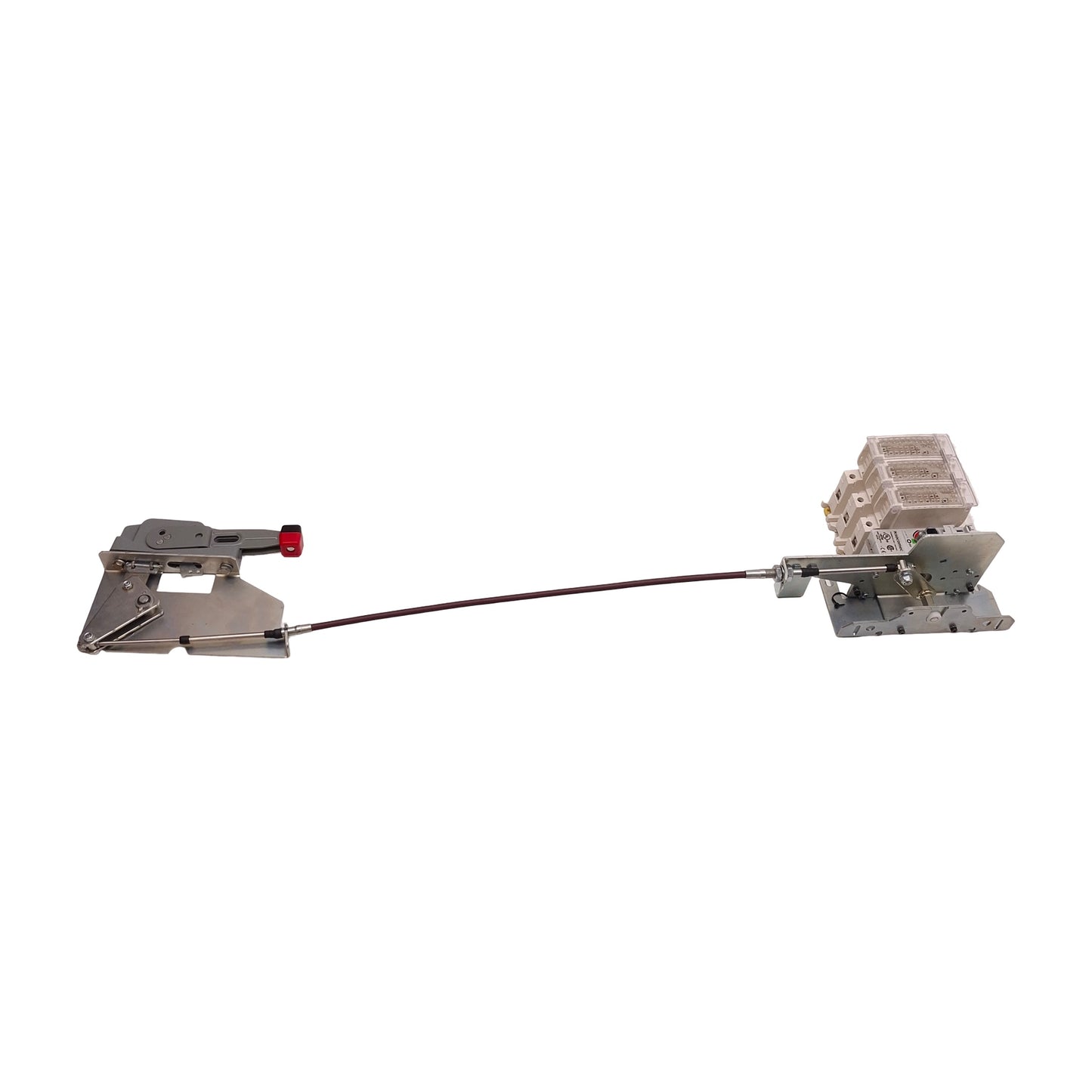 Used Socomec J80/38613005 Fuserblock Disconnect, 3-Pole w/ Extension Actuator Handle