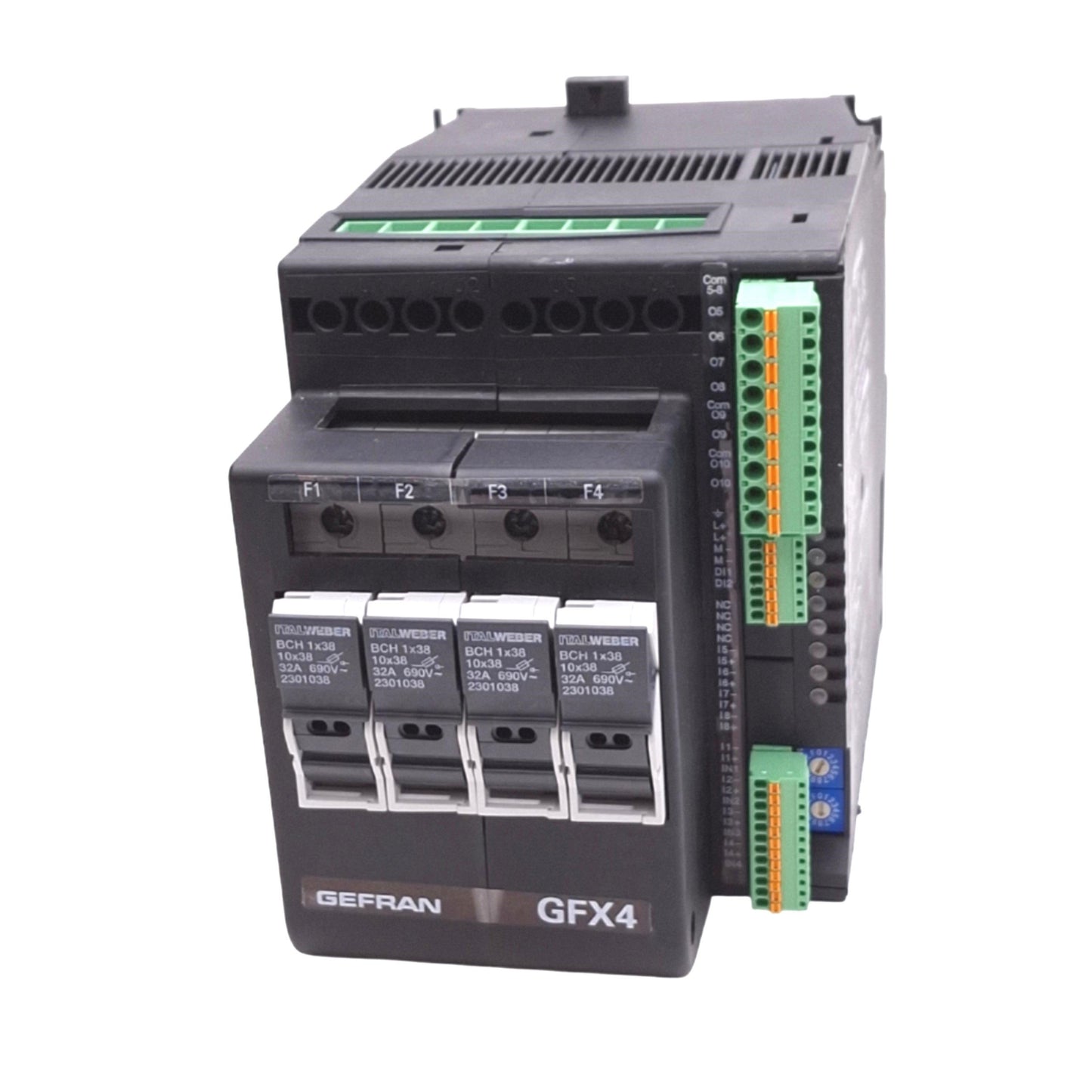 Used Gefran GFX4-60-R-2-F-0 Power Controller, 4-Zone PID SSR, 480VAC 60kW Max