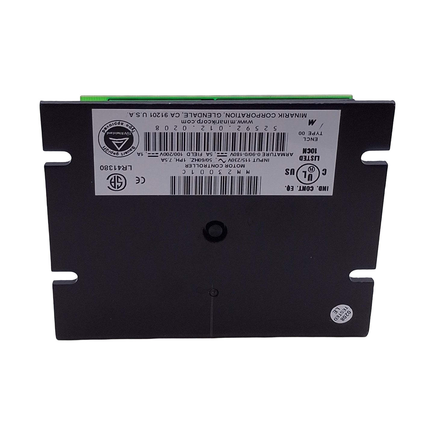 Used Minarik MM23001C DC Motor Control Drive, 1/8-2HP, 115/230VAC IN, 0-90/180VDC OUT
