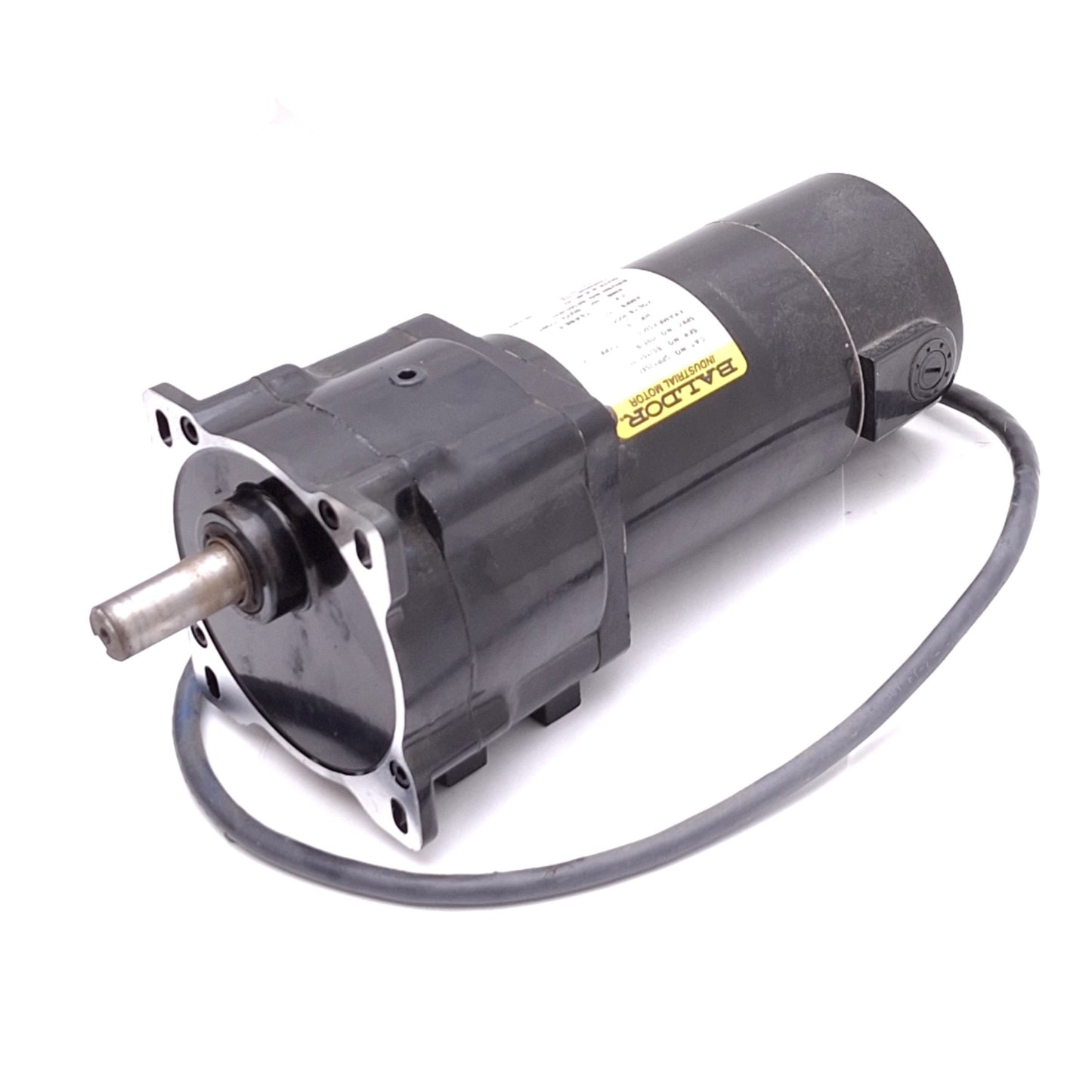 Used Baldor GPP12547 DC Gearmotor, 60:1, 90VDC 1.32A, 42rpm 1/8hp 174in-lbs Max