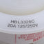 Used Lot of 2 Hubbell HBL3326C Twist-Lock Flanged Receptacle 125/250VAC, Non-NEMA