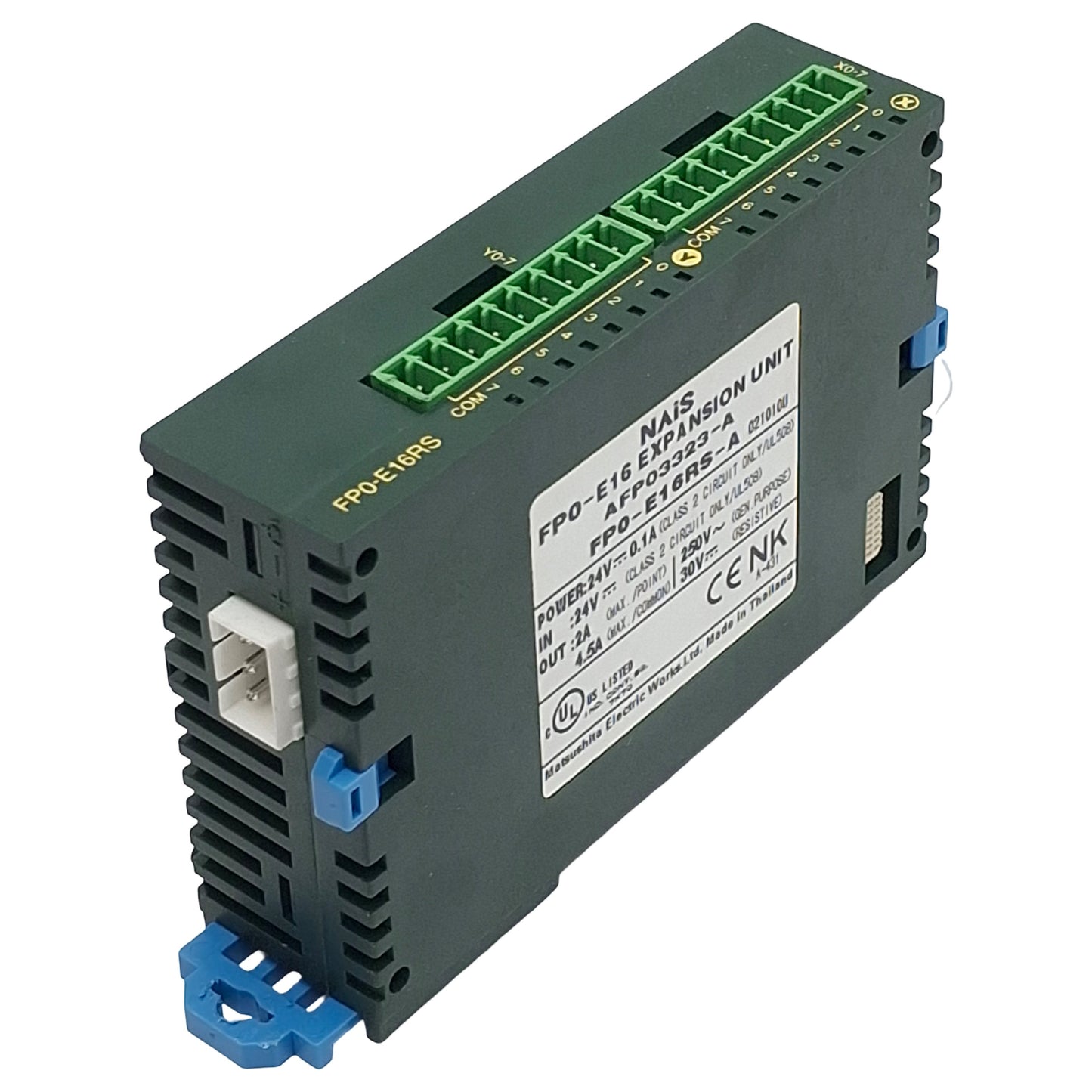 Used NAIS FP0-E16RS-A Expansion Unit, 16-Input, 24VDC 0.1A, 2/4.5A 250VAC/30VDC Out
