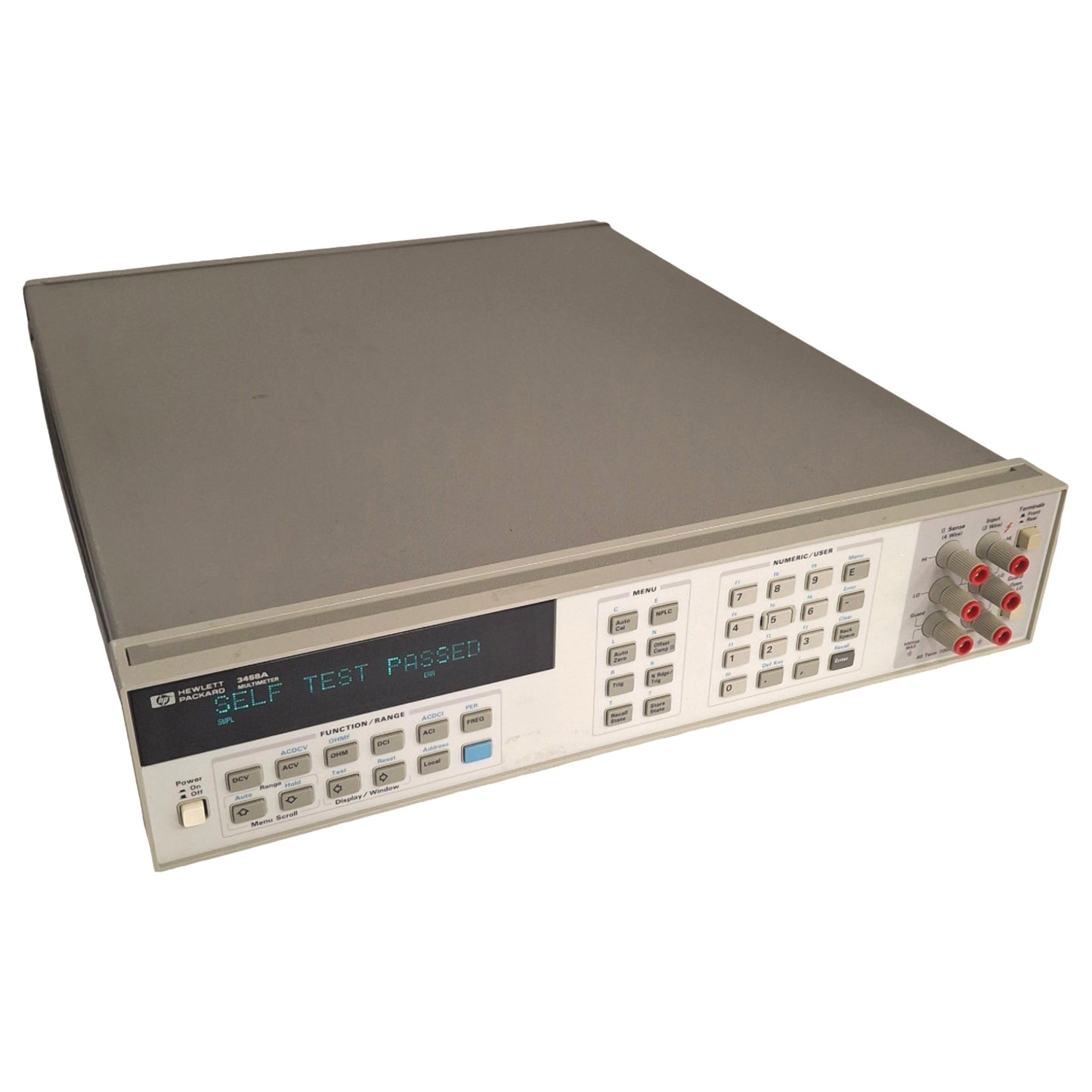 Used HP 3458A Multimeter, 8-1/2 Digit, 10nV-1000V DC, 10µV-700V AC, GPIB IEEE-488