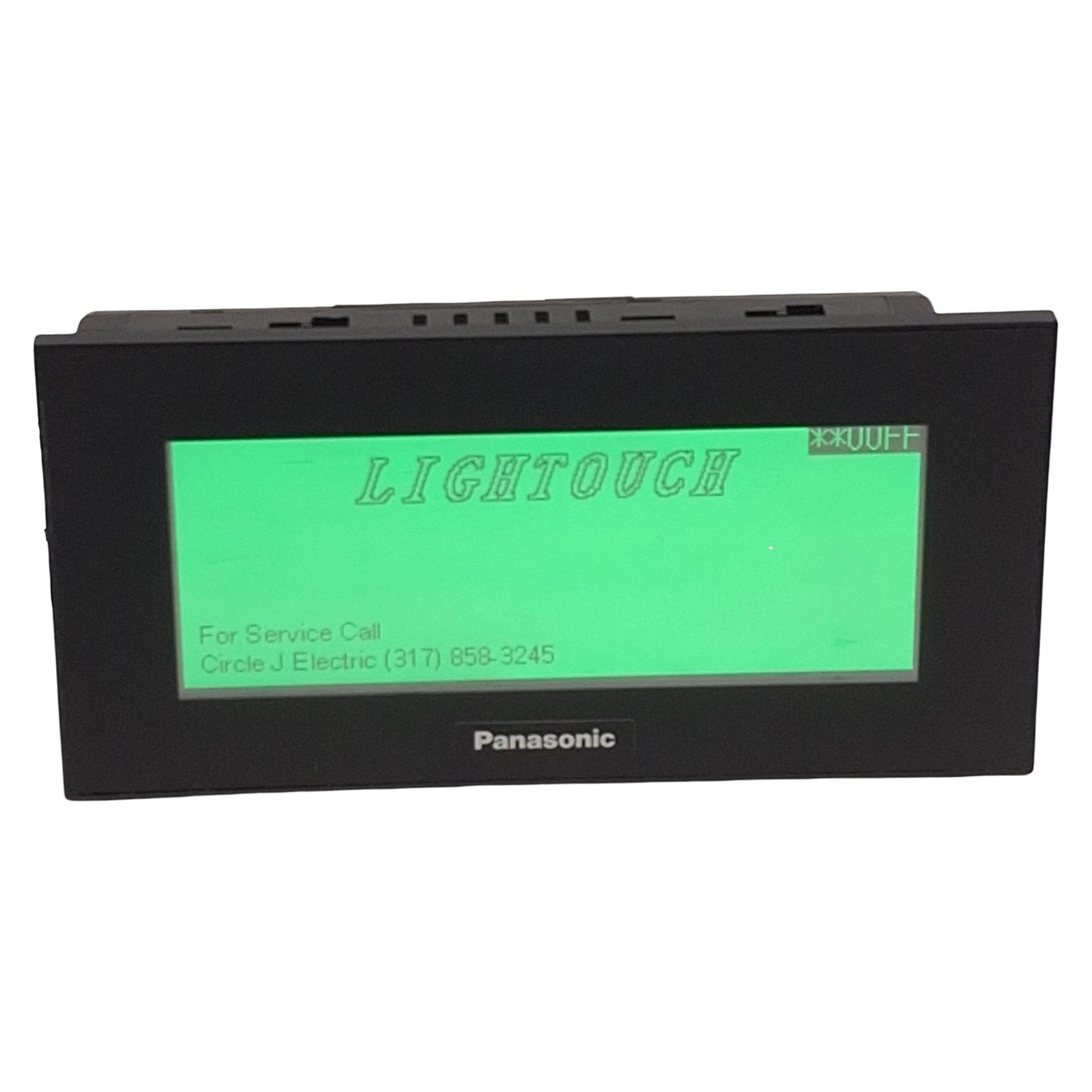 Used Panasonic AIG12GQ12D Compact Programmable Display, 24VDC, RS-232C, Mini-B USB