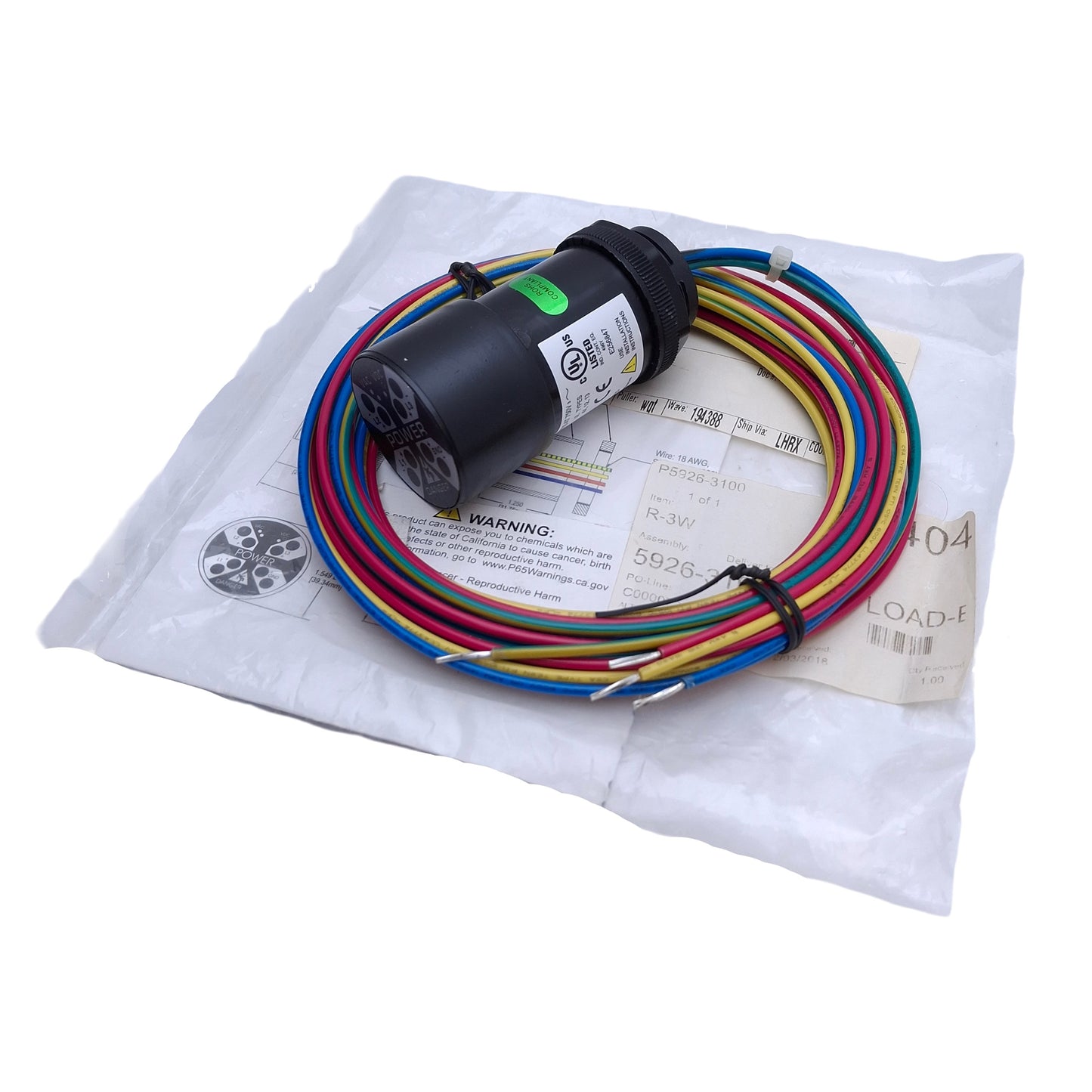New Grace Technologies R-3W Voltage Flashing Indicator 750VAC/1000VDC Max, ø30mm