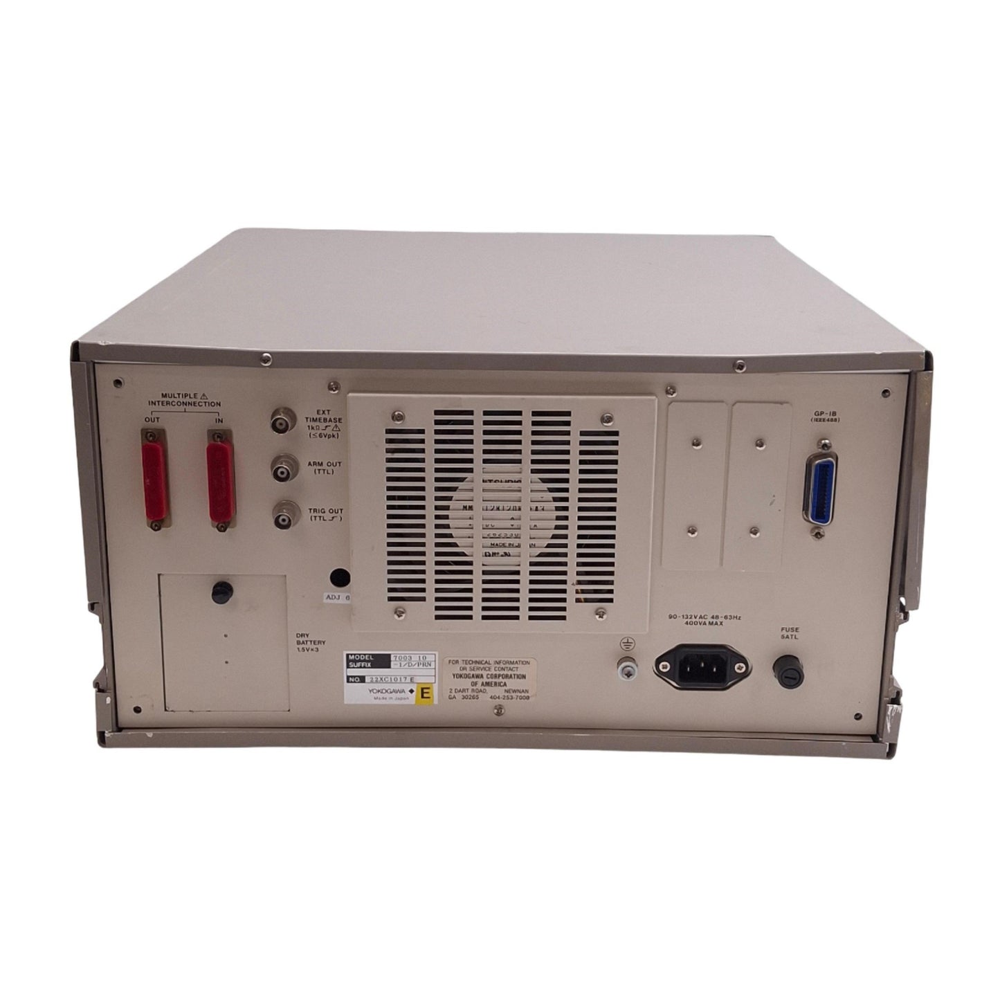 Used Yokogawa DL3110B Digital Oscilloscope, 4-Channel 12-bit 25MS/s, 90-132VAC, GPIB