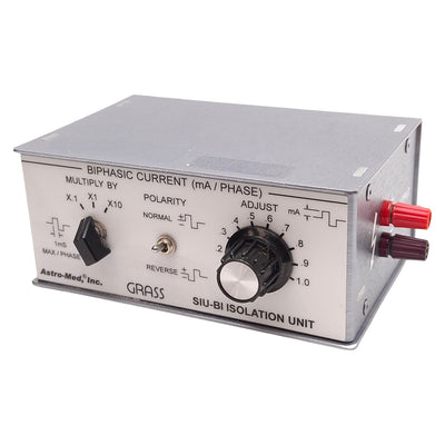 Used Astro-Med Grass SIU-BI Stimulus Isolation Unit, Biphasic Current, 0.1-1.0mA, BNC