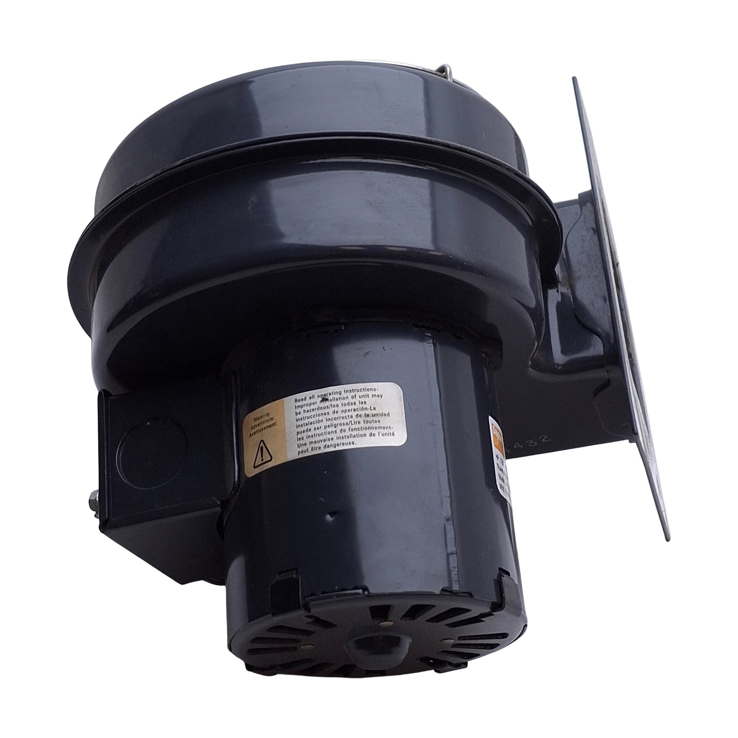 Used Dayton 2C915A Shaded Pole Blower, 140CFM, 3020RPM, 230VAC, 2.5in x 2.5in Outlet
