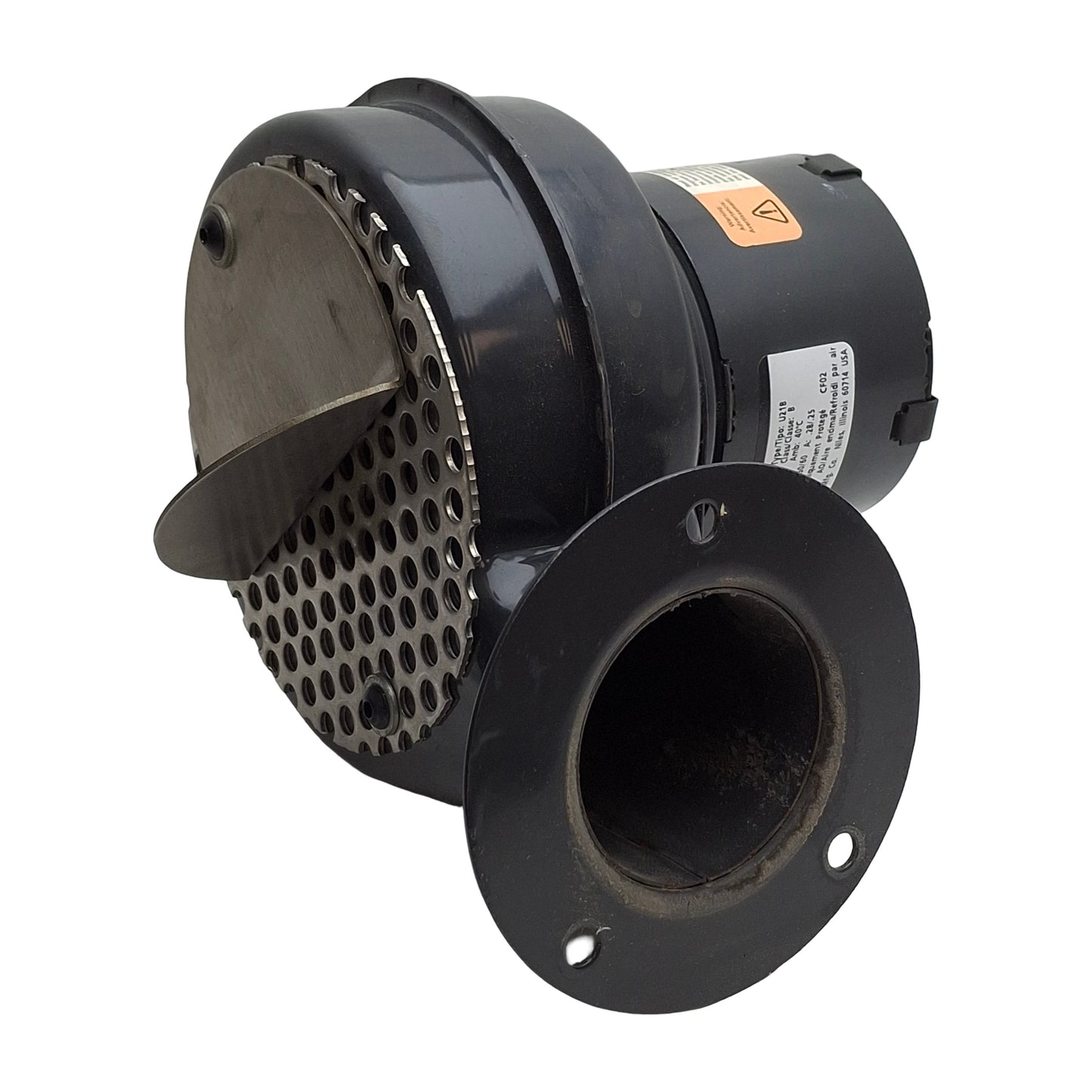 Used Dayton 2C914A Direct Drive Blower, 230VAC 1/125HP, 3030RPM, ø2.15in Outlet