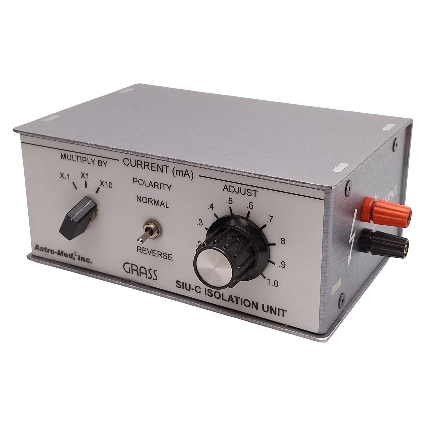 Used Astro-Med Grass SIU-C Stimulus Isolation Unit, Current, x0.1-x1.0, 0.1-1.0mA