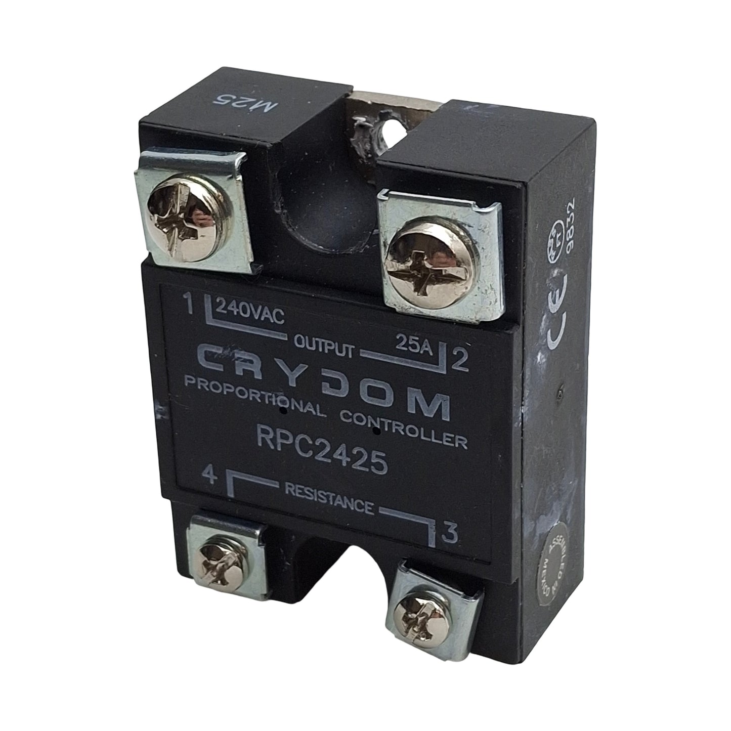 Used Crydom RPC2425 Proportional Controller, 200-240VAC, 25A Load, 1M (1/2W) Resistor