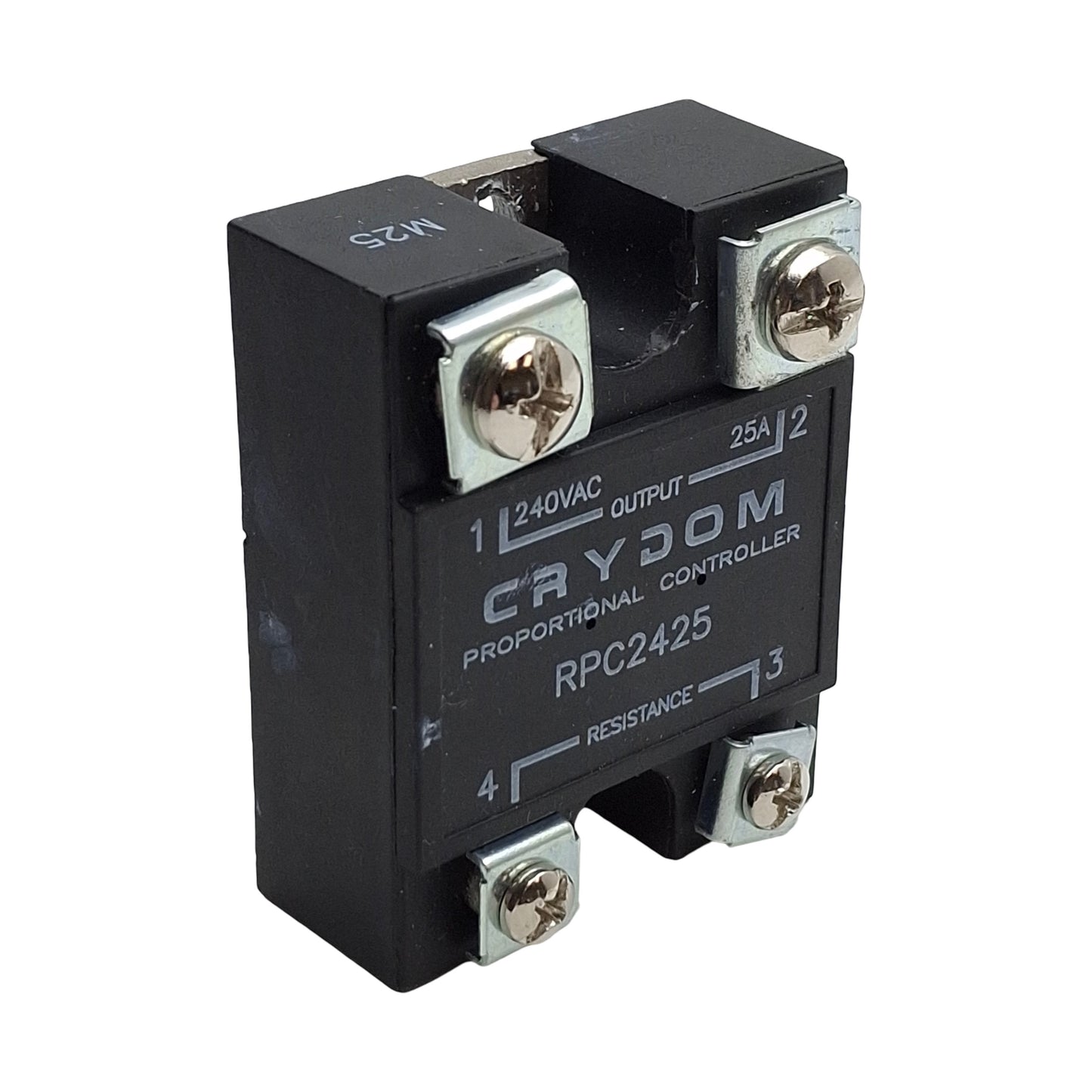 Used Crydom RPC2425 Proportional Controller, 200-240VAC, 25A Load, 1M (1/2W) Resistor