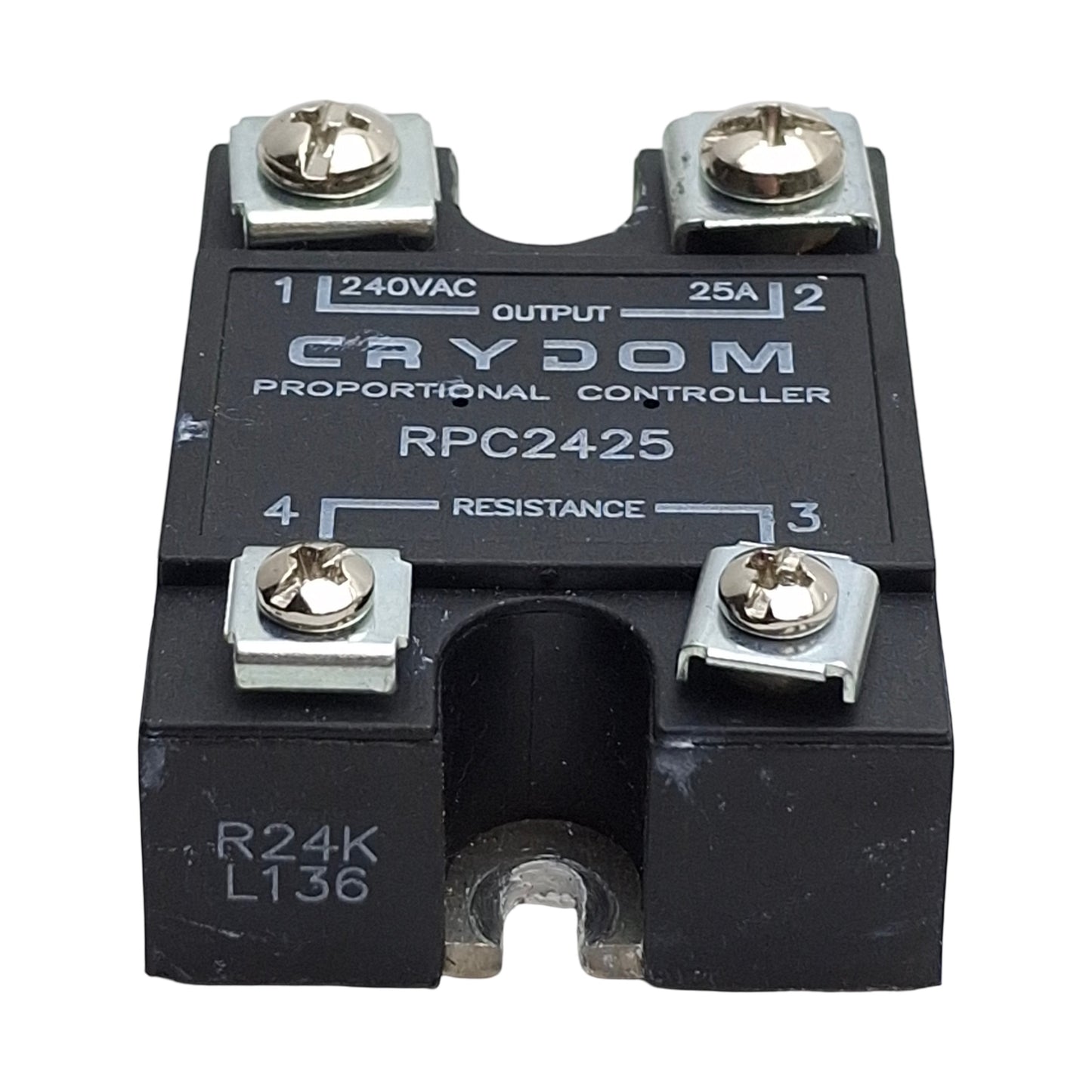 Used Crydom RPC2425 Proportional Controller, 200-240VAC, 25A Load, 1M (1/2W) Resistor