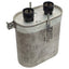 Used Ronken 81D35405H14 Film-Paper Capacitor, 4MF, 1250VAC 60Hz, Spade Terminals