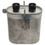 Used Ronken 81D35405H14 Film-Paper Capacitor, 4MF, 1250VAC 60Hz, Spade Terminals