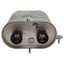Used Ronken 81D35405H14 Film-Paper Capacitor, 4MF, 1250VAC 60Hz, Spade Terminals
