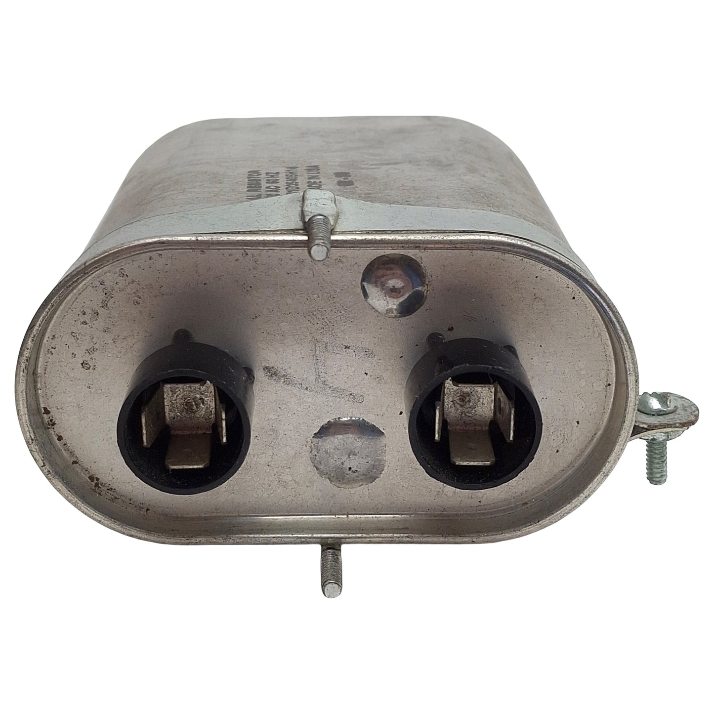 Used Ronken 81D35405H14 Film-Paper Capacitor, 4MF, 1250VAC 60Hz, Spade Terminals