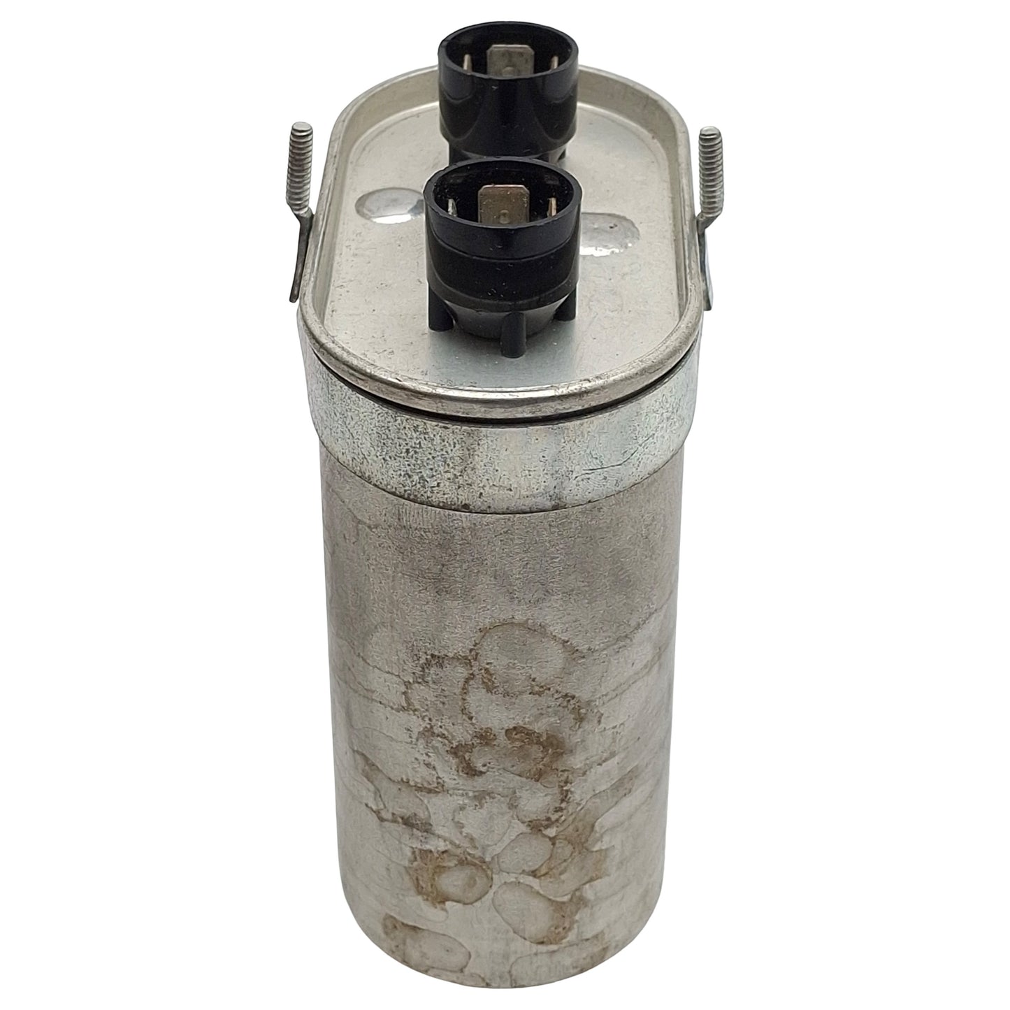 Used Ronken 81D35405H14 Film-Paper Capacitor, 4MF, 1250VAC 60Hz, Spade Terminals