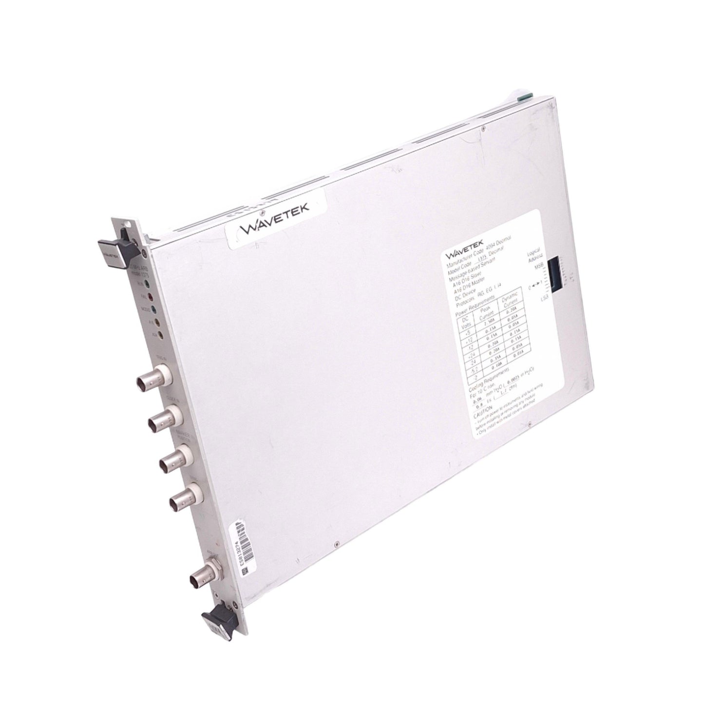 Used Wavetek 1375 Arbitrary Waveform Generator VXIbus Module, 20MHz Max, +-24VDC