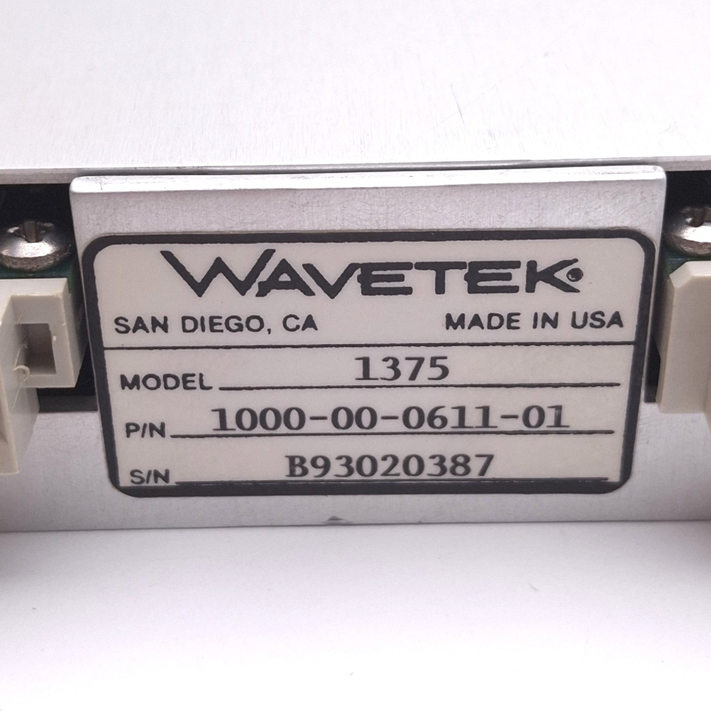 Used Wavetek 1375 Arbitrary Waveform Generator VXIbus Module, 20MHz Max, +-24VDC