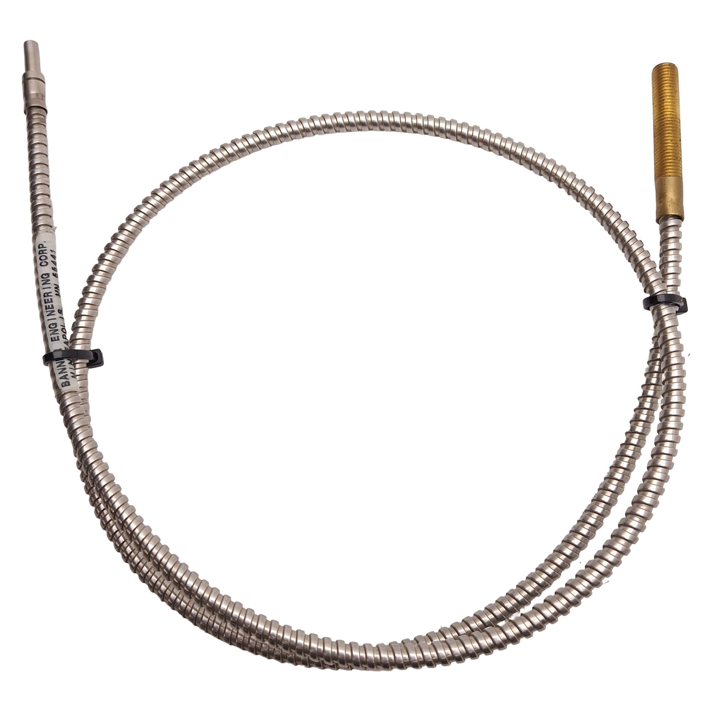Used Lot of 3 Banner IT23S High Temperature Fiber Optic Cable, ø0.125in Bundle, 36in