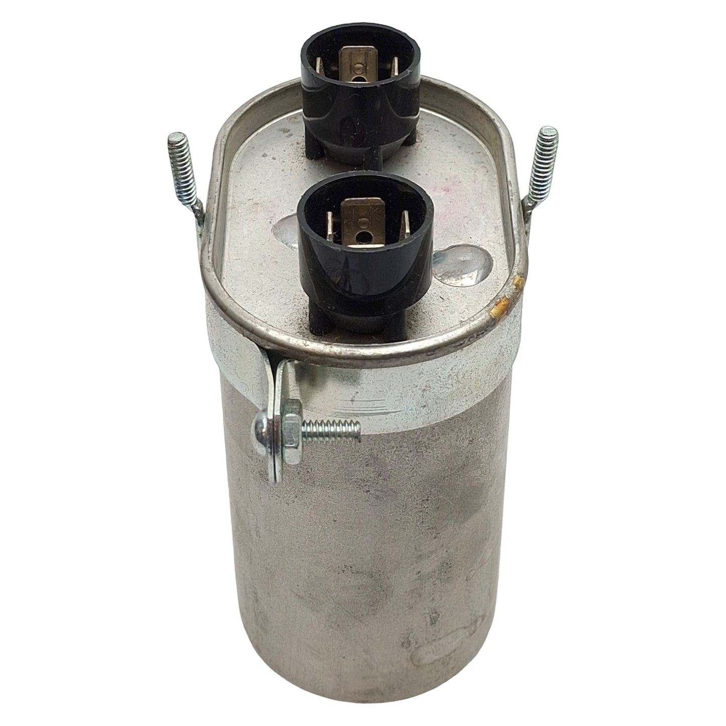 Used Ronken 81C37155H14 Film-Paper Capacitor, 1.5MF, 1600VAC 60Hz, Spade Terminals