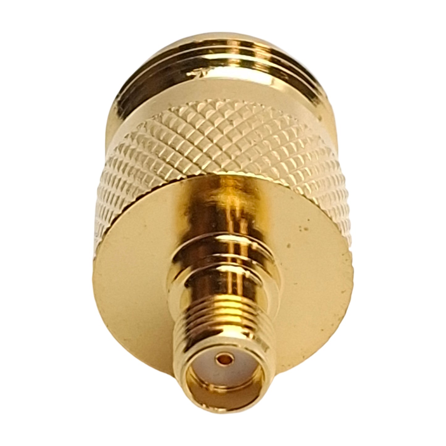 Used Lot of 3 Pomona 4299 Coaxial Adapter, SMA Female to N Jack Female, In Line