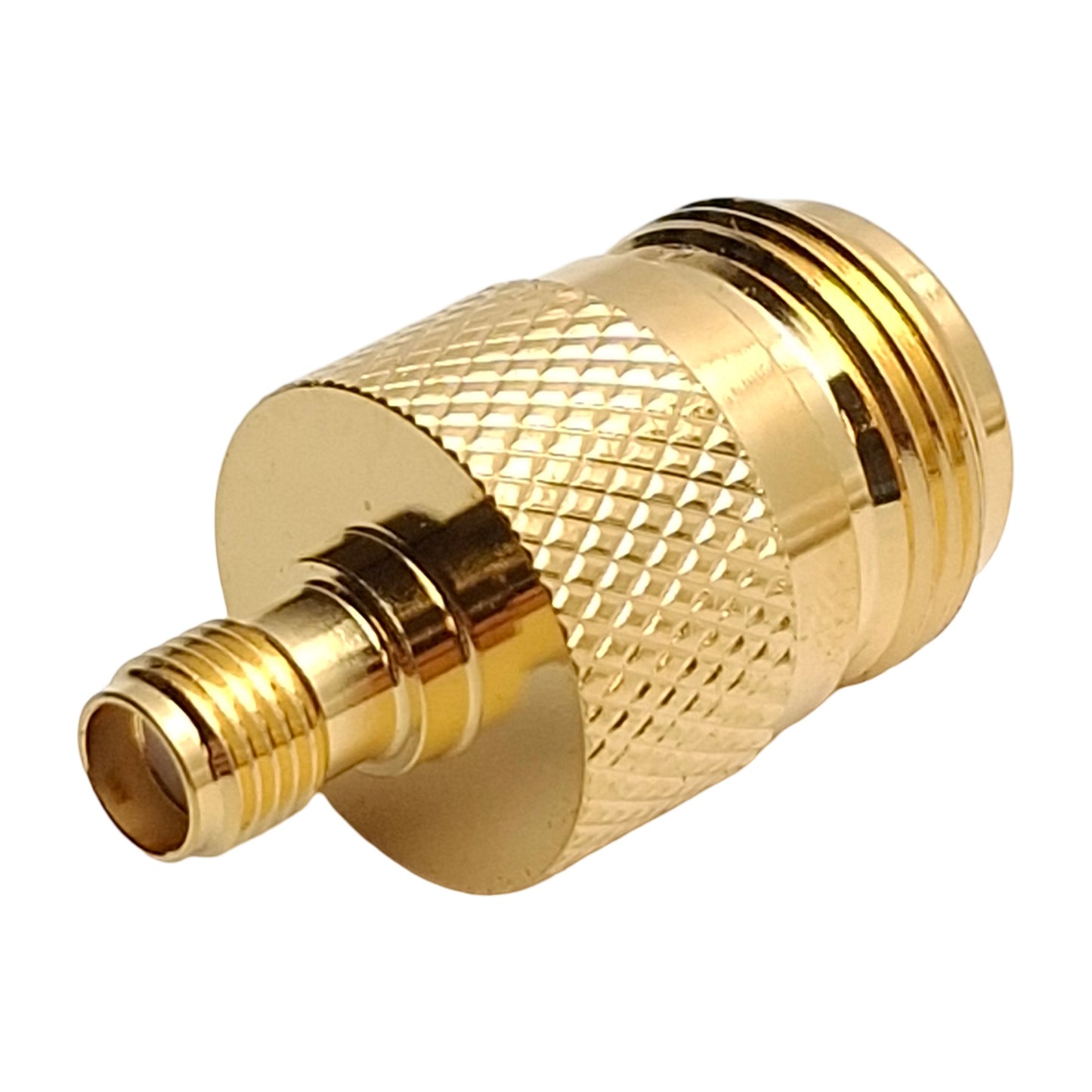 Used Lot of 3 Pomona 4299 Coaxial Adapter, SMA Female to N Jack Female, In Line