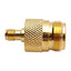 Used Lot of 3 Pomona 4299 Coaxial Adapter, SMA Female to N Jack Female, In Line