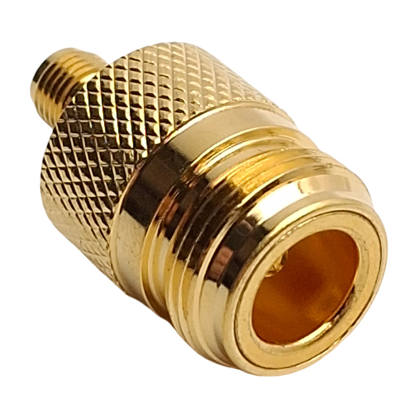 Used Lot of 3 Pomona 4299 Coaxial Adapter, SMA Female to N Jack Female, In Line