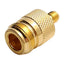 Used Lot of 3 Pomona 4299 Coaxial Adapter, SMA Female to N Jack Female, In Line