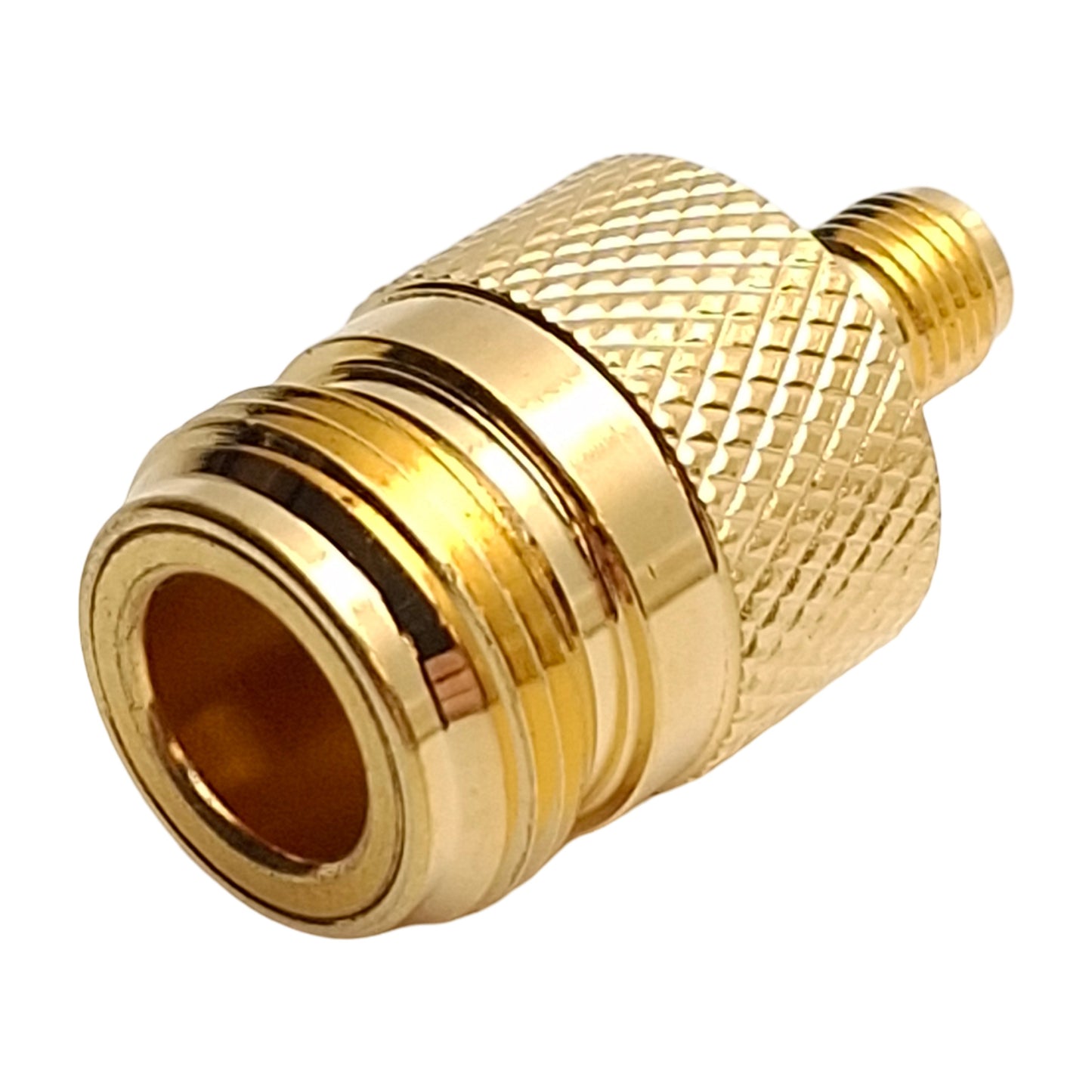 Used Lot of 3 Pomona 4299 Coaxial Adapter, SMA Female to N Jack Female, In Line