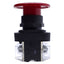Used Allen Bradley 800H-DR6JA4 Jumbo Red Mushroom Momentary Pushbutton Switch 2NC
