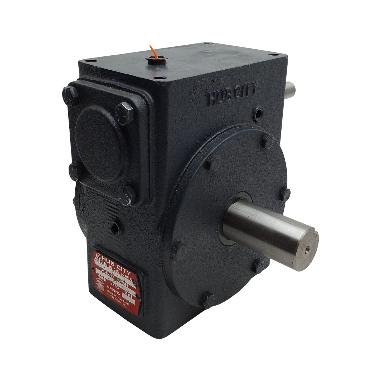 Used Hub City 0220-61906-261 Worm Gear Drive/Reducer, Right Angle, 30:1, 2.12HP Input