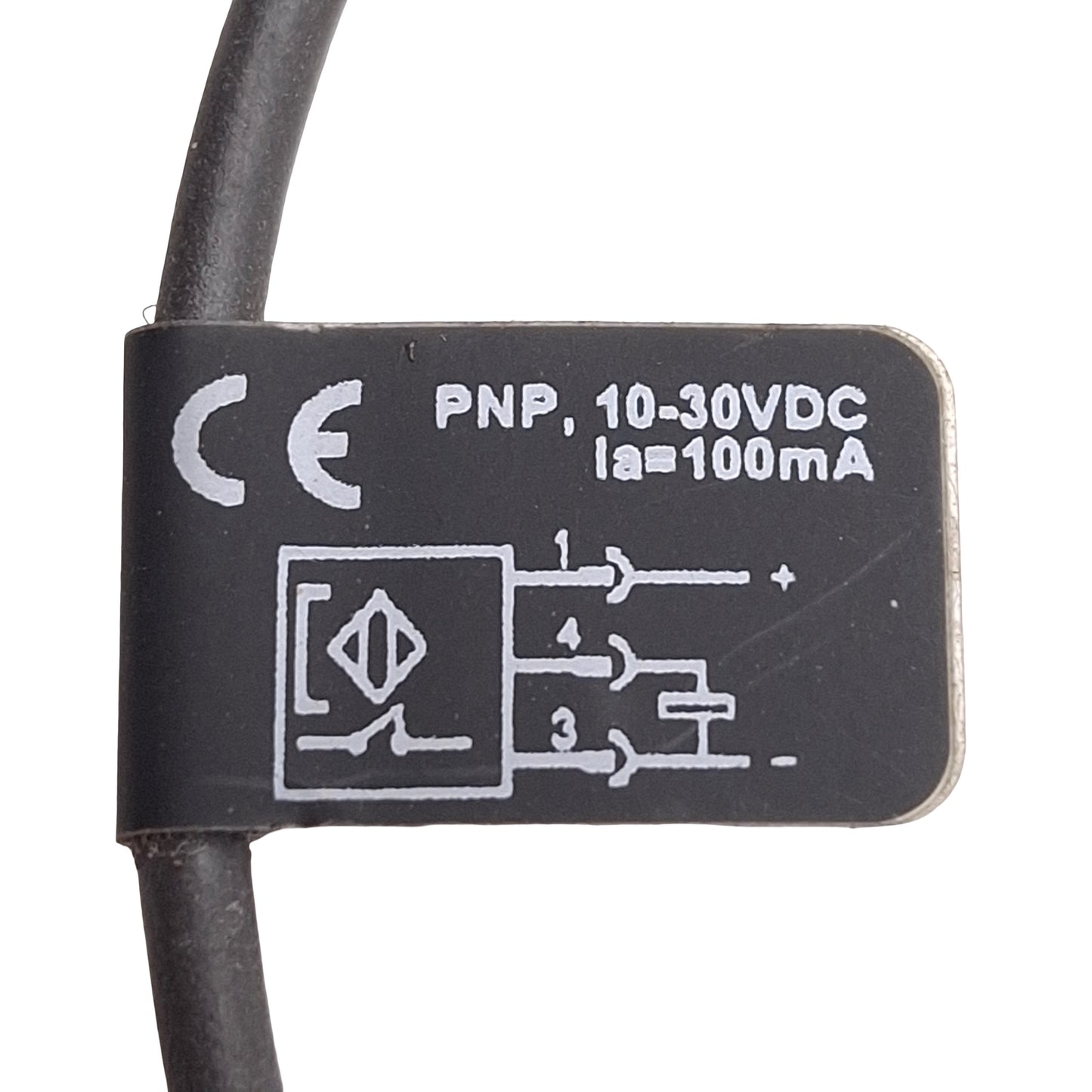 Used Parker P8S-MQCHY Cylinder Position Sensor, PNP-NC, 10-30VDC, M8 3-Pin Male, 0.3m