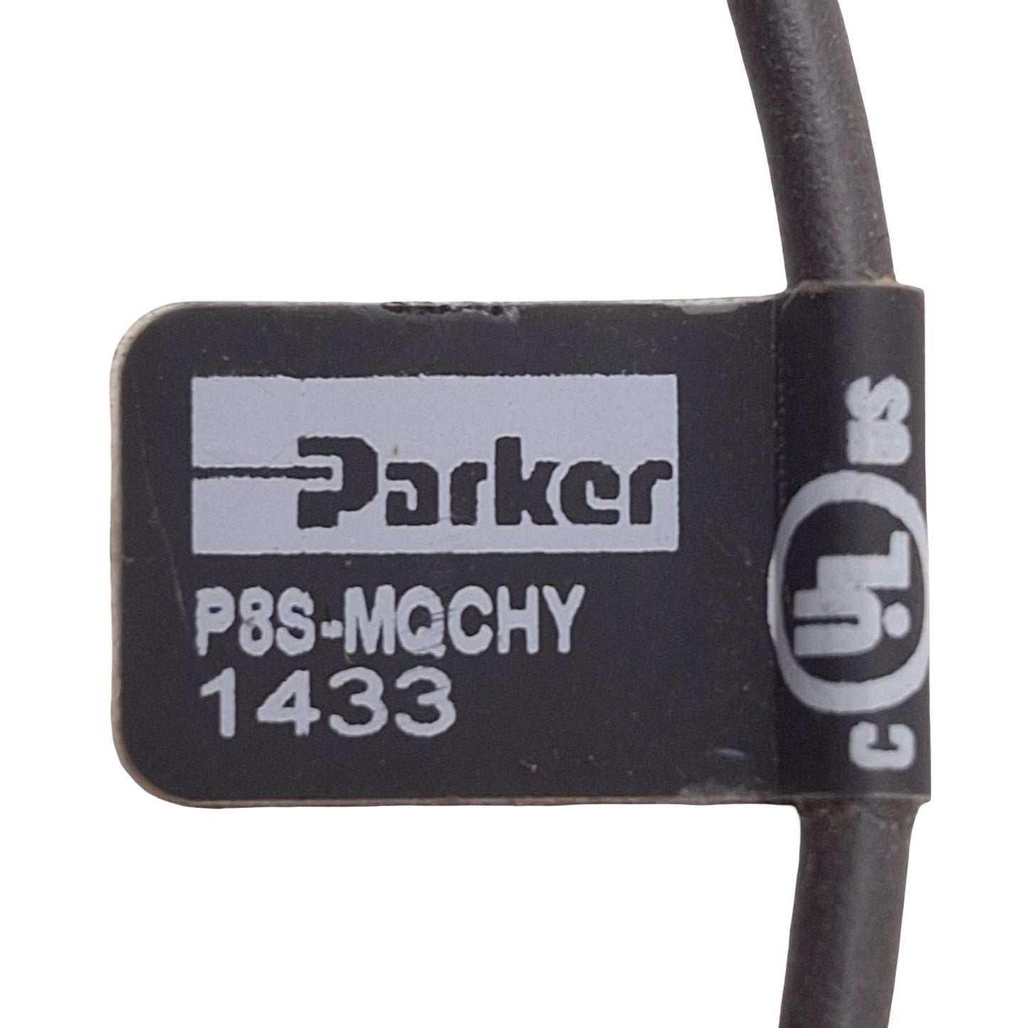 Used Parker P8S-MQCHY Cylinder Position Sensor, PNP-NC, 10-30VDC, M8 3-Pin Male, 0.3m
