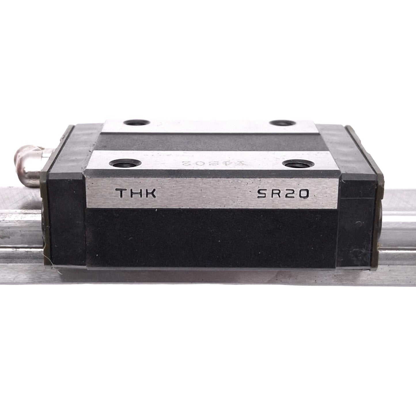 Used THK SR20 Linear Carriage With Rail, 20x200mm Rail, 63x42mm Block, 19.2kN Max