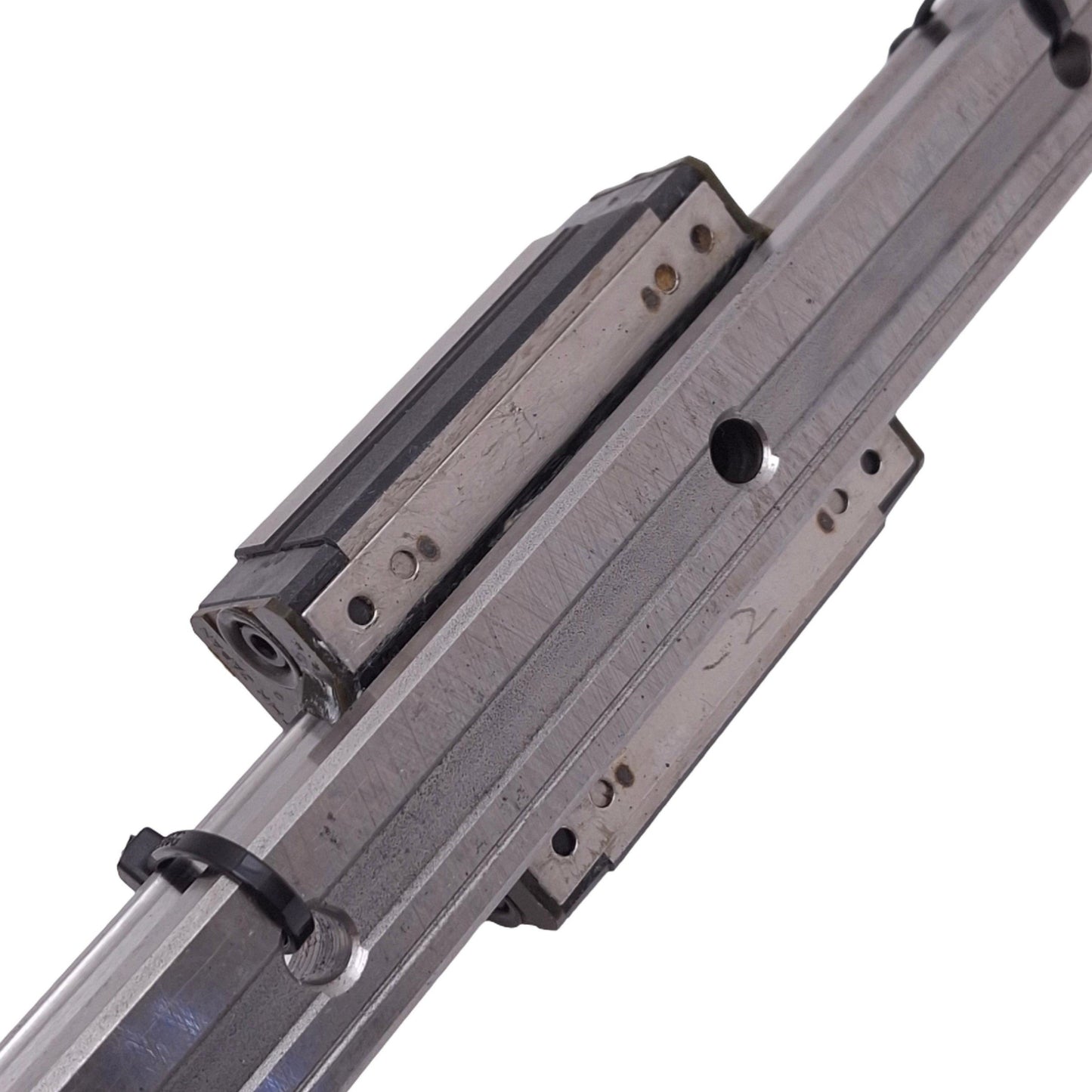 Used THK SR20 Linear Carriage With Rail, 20x200mm Rail, 63x42mm Block, 19.2kN Max
