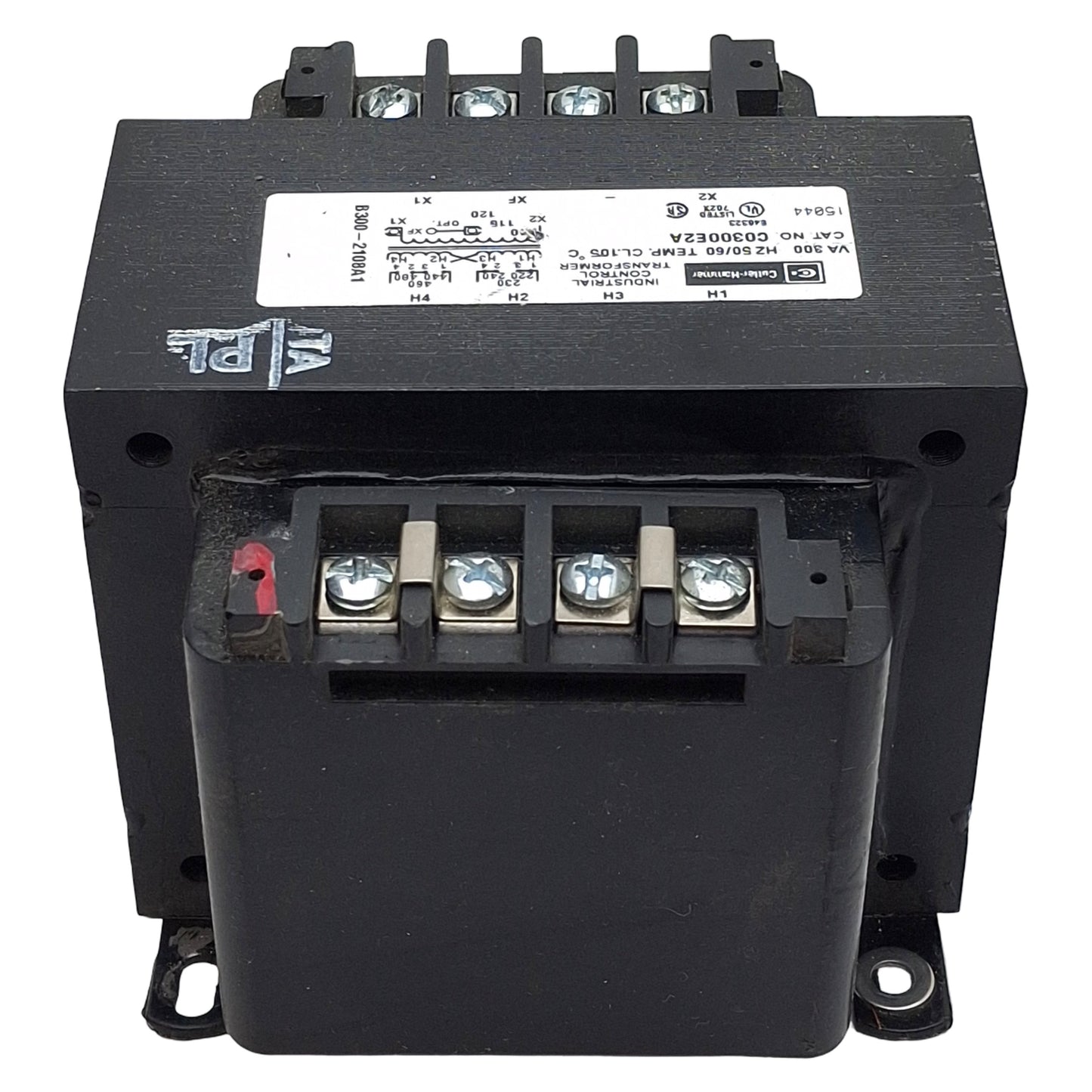 Used Cutler Hammer C0300E2A Transformer, 220x440/230x460/240x480V PV, 120/115/110V SV