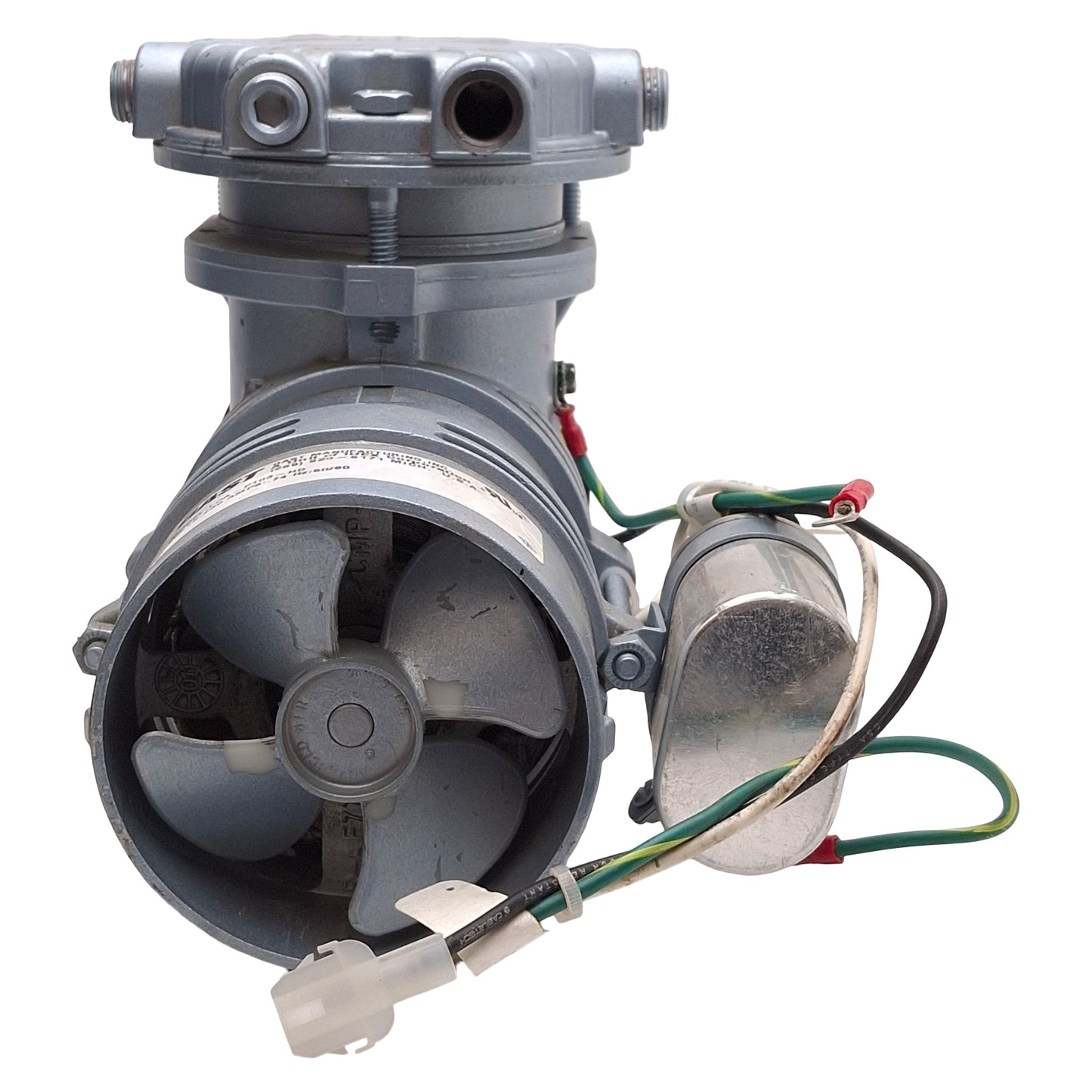 Used Gast LOA-P103-HD Miniature Rocking Piston Vacuum Pump, 26inHg-100psi, 230VAC