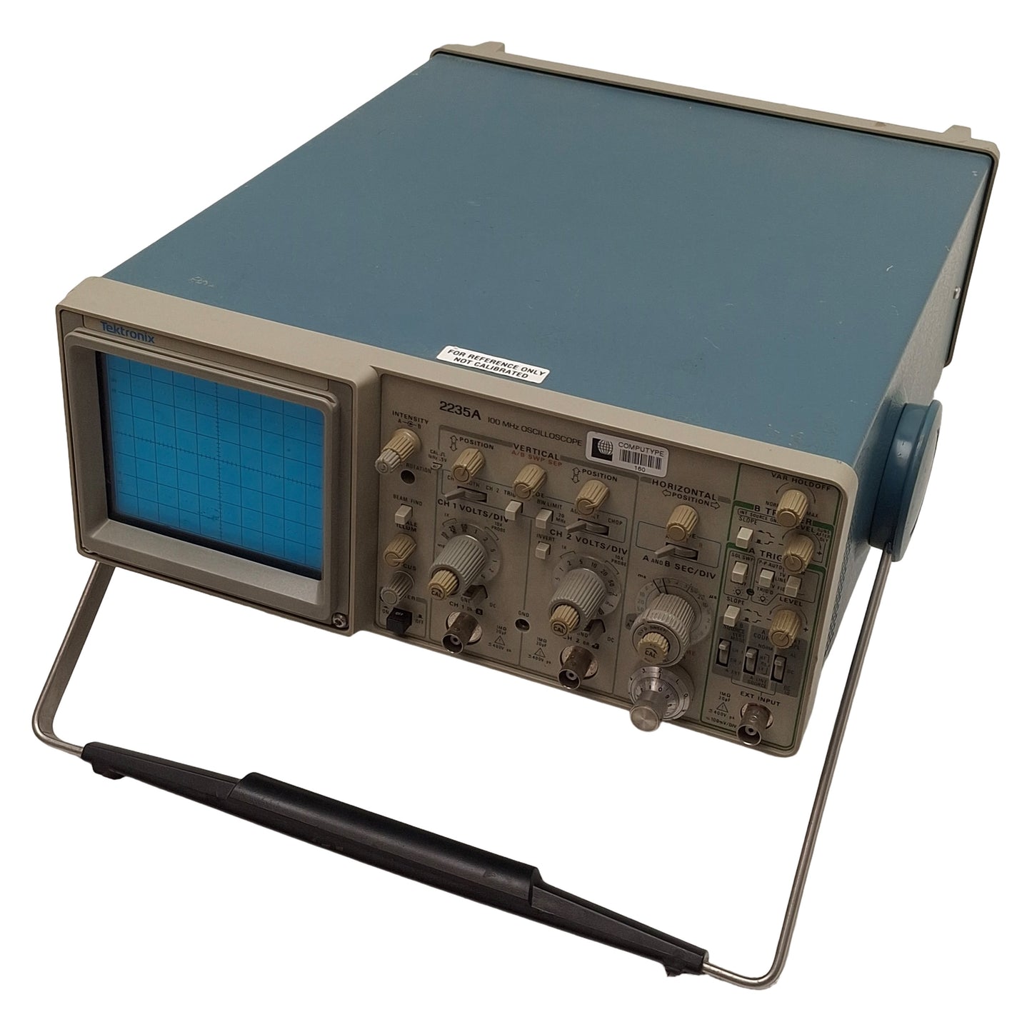 Used Tektronix 2235A Oscilloscope, 2-Channel, 100MHz, 2mV-5V/Div, 400VDC/800VAC