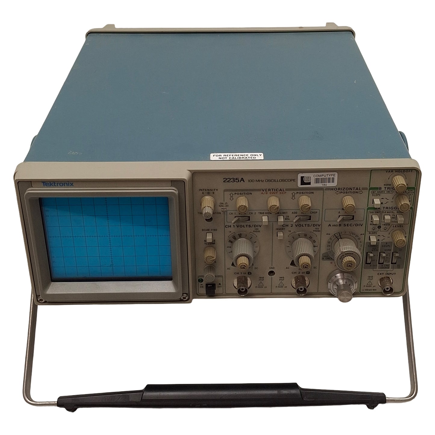 Used Tektronix 2235A Oscilloscope, 2-Channel, 100MHz, 2mV-5V/Div, 400VDC/800VAC