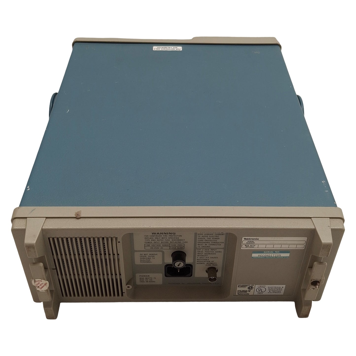 Used Tektronix 2235A Oscilloscope, 2-Channel, 100MHz, 2mV-5V/Div, 400VDC/800VAC