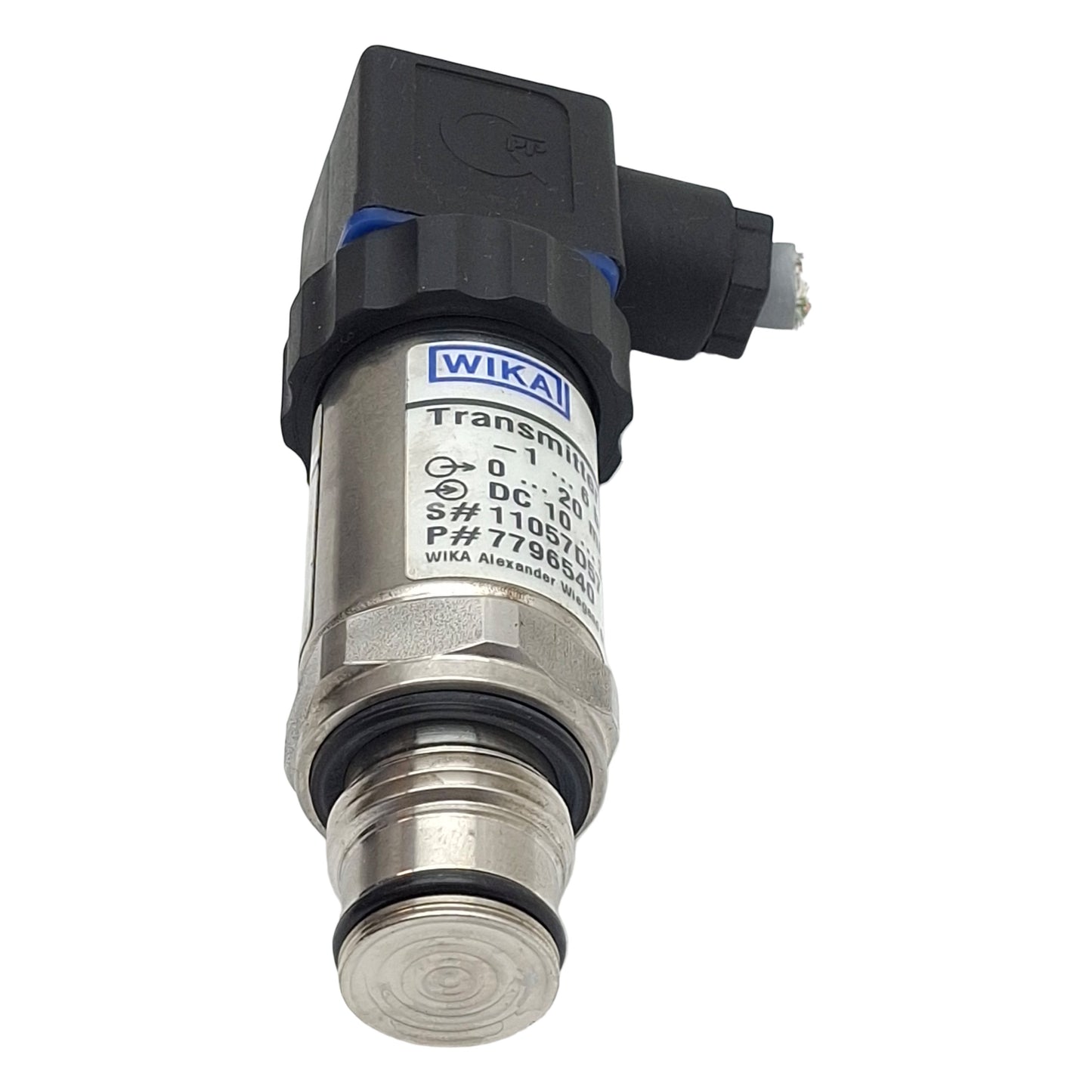 Used Wika S-11 7796540 Flush Pressure Transmitter, -1~6bar, 0-20mA Out, 10-30VDC
