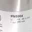 Used IFM PN5004 Pressure Sensor, PNP NO/NC, -1~10bar Range, 18-36VDC, G1/4, 4-Pin M12