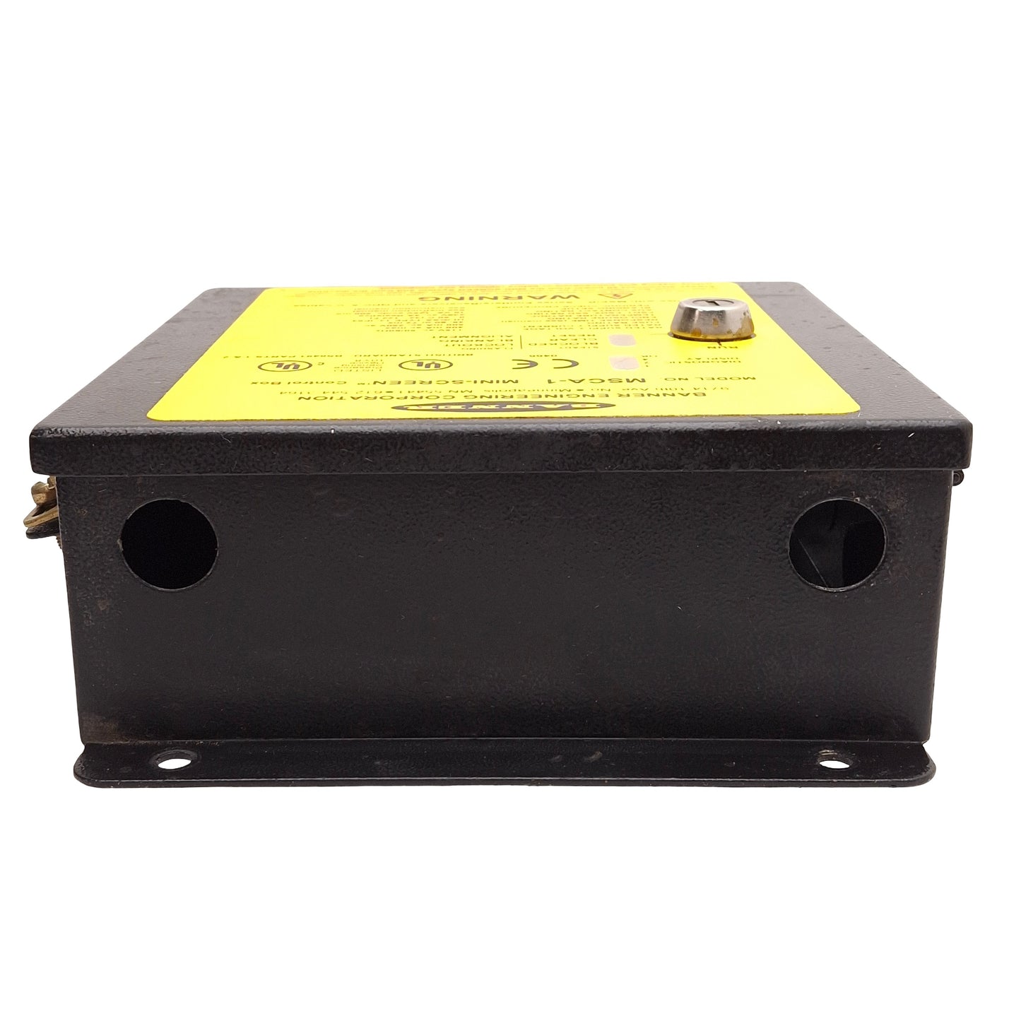 Used Banner MSCA-1 MINI-SCREEN Control Box, 115VAC, 48/60/72ms Response *No Key*