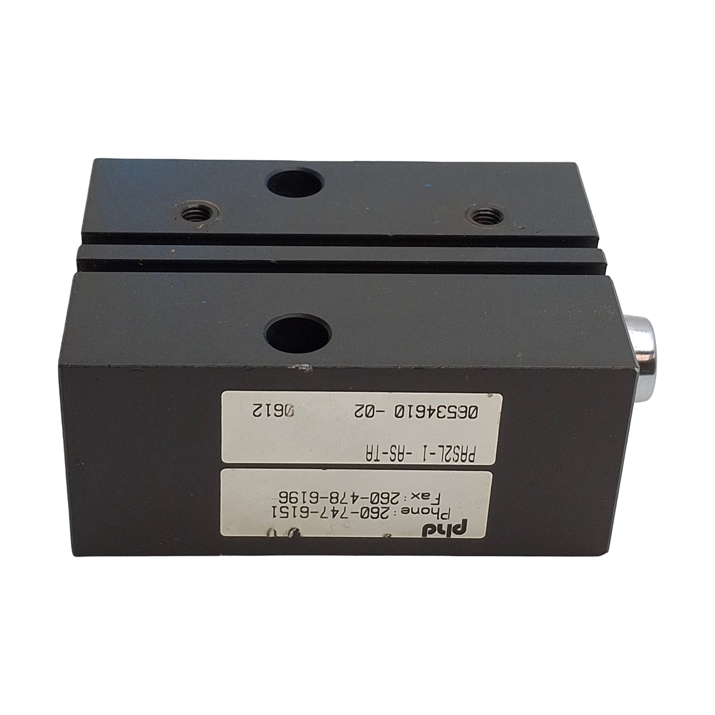 Used PHD PAS2L-1-AS-TA Swing Clamp Cylinder, 25mm Bore, LH Rotation, 90 Degree