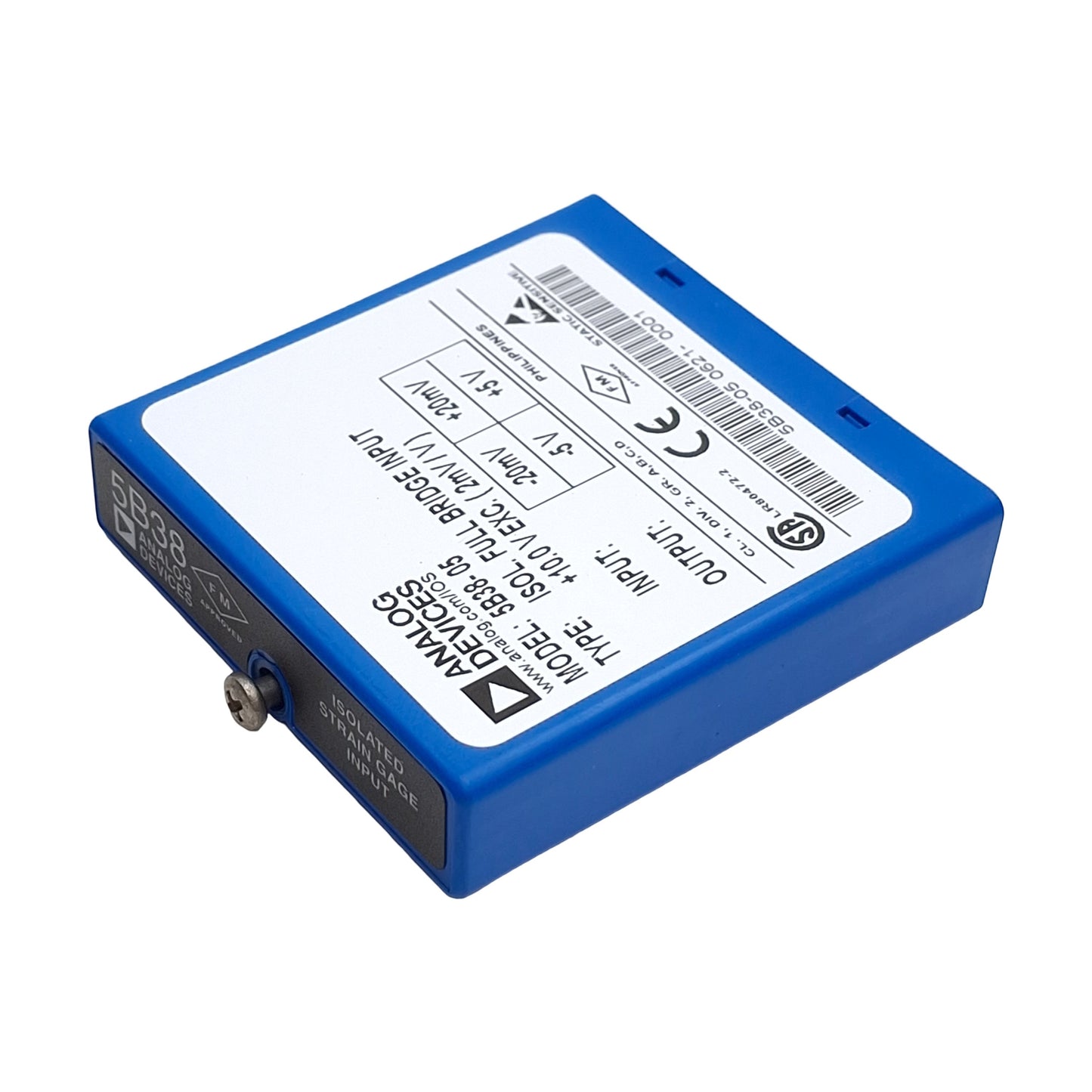 Used Analog Devices 5B38-05 Signal Conditioning Module, +/- 20mV Input, +/-5V Output