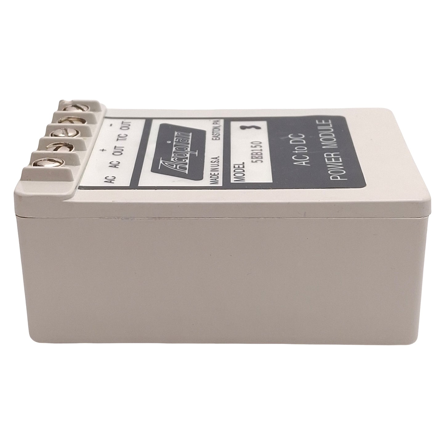 Used Acopian 5EB150 AC to DC Power Supply Module, 105-125VAC Input, 5VDC 1.5A Output