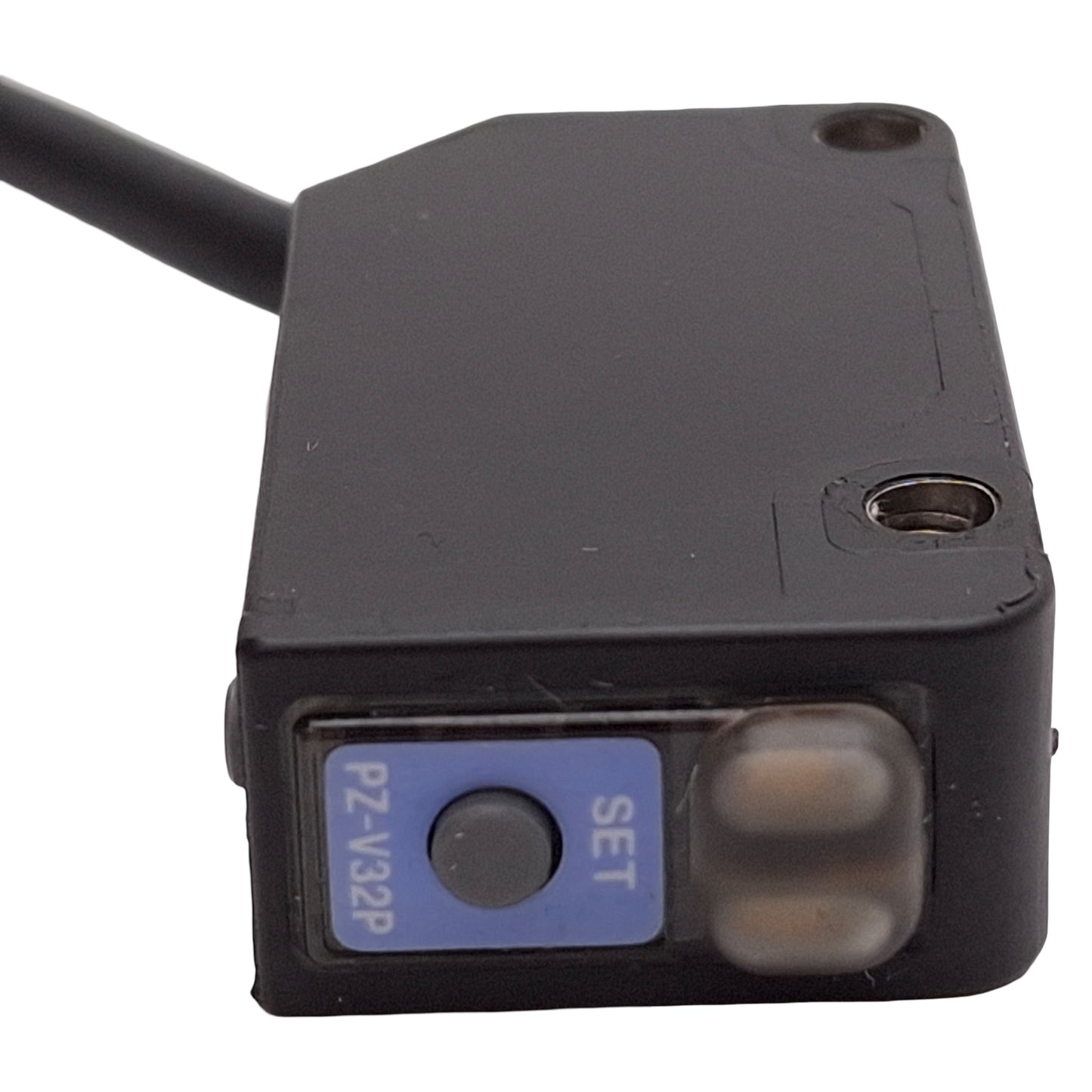 Used Keyence PZ-V32P Photoelectric Sensor, PNP, Red LED, 5-300mm, M8 4-Pin, 12-24VDC